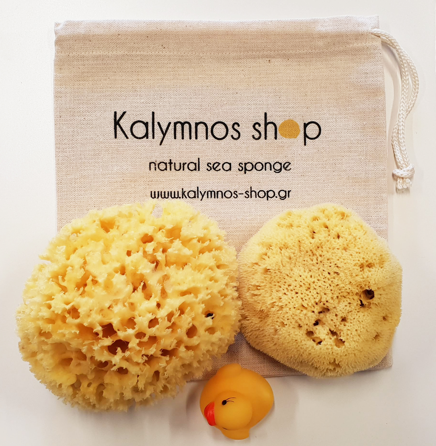 Baby bath sea sponges set