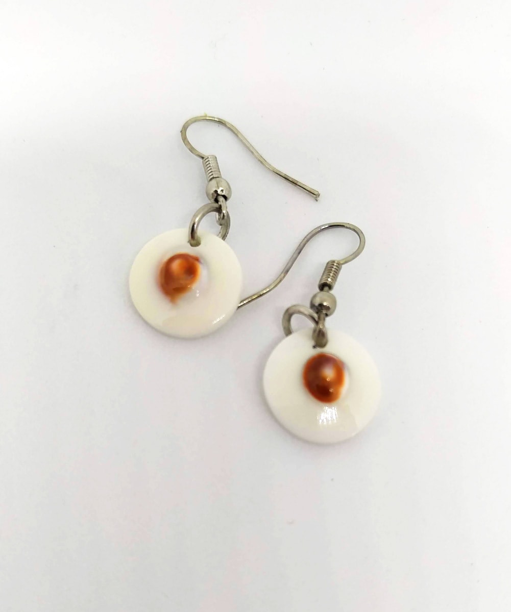 Earings with lucky sea shells