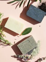 Apeiranthos Poppy soap | Green clay + Lavender 100gr