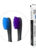 Humble ΣΕΤ οδοντόβουρτσες ενηλίκων φυτικής βάσης Sensitive 2τμχ (Μπλε,Μωβ)