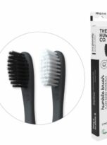 Humble ΣΕΤ οδοντόβουρτσες ενηλίκων φυτικής βάσης Sensitive 2τμχ (Άσπρο,Μαύρο)