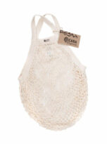 Τσάντα δίχτυ με κοντή λαβή από βιολογικό βαμβάκι – Natural – Casa Organica