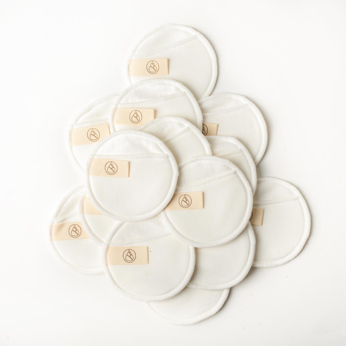 MINIMAL LIST επαναχρησιμοποιούμενοι δίσκοι ντεμακιγιάζ από φυσικό bamboo & βαμβάκι – 14τεμ σε βαμβακερό διχτάκι