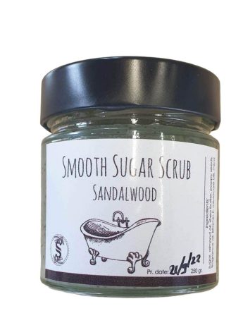 Savvina's Soaps Smooth Sugar Scrub Sandalwood 250gr