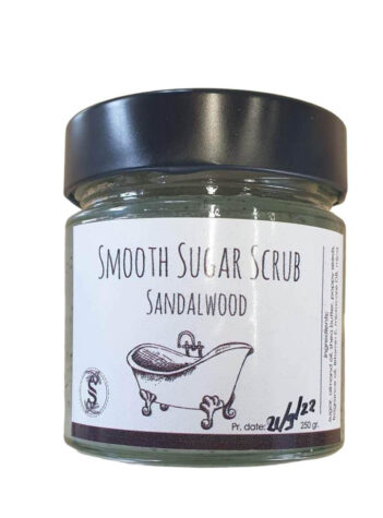Savvina's Soaps Smooth Sugar Scrub Sandalwood 250gr