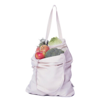 Τσάντα για τα ψώνια από οργανικό βαμβάκι 40cm x 37 cm x 10 cm